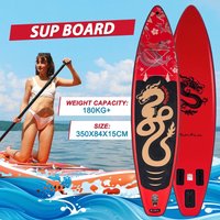 Sensova - Red Dragon SUP - Opblaasbaar Paddleboard 11FT - Inclusief Accessoires - Voor Volwassenen - Draagbaar SUP Board